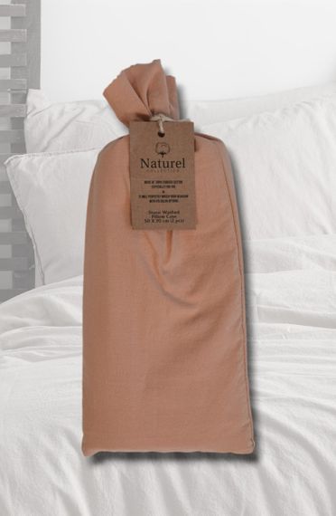 Наволочки Limasso Naturel 50×70 см. Toast