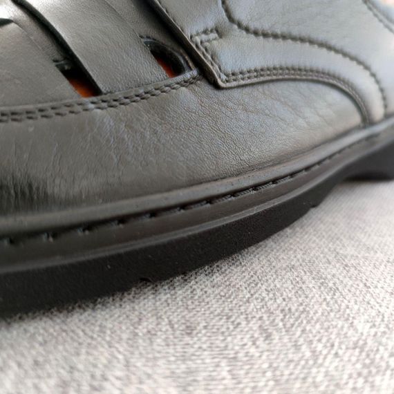 Закриті шкіряні сандалі чоловічі 40 41 розмір | Зображення 4