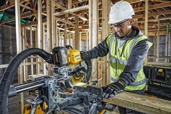 Пила торцювальна акумуляторна DeWalt без АКБ та ЗП DCS727N | Зображення 3