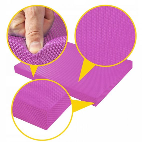 Балансувальна подушка 4FIZJO Balance Pad 49 x 38.5 x 5.8 см Pink (P-5907739318640) | Зображення 1