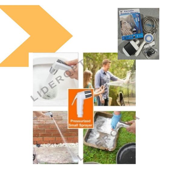 Портативний туристичний душ з акумуляторним насосом XPRO (47021-_300) | Зображення 3