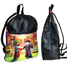 Рюкзак-мішок для взуття, спортивної форми Роблокс «Roblox» дитяча сумка для змінки з розширювачем (1675)