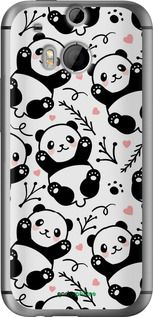 Чохол на HTC One M8 Панди "4318u-30-2448"