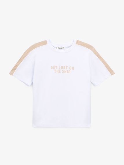 Костюм футболка+шорти для хлопчика ALG 2264383 116 см Біло-бежевий shop (2000999491252) | Зображення 1