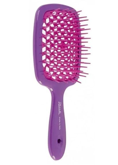 Щетка для волос Janeke Superbrush Small Фуксия с малиновым
