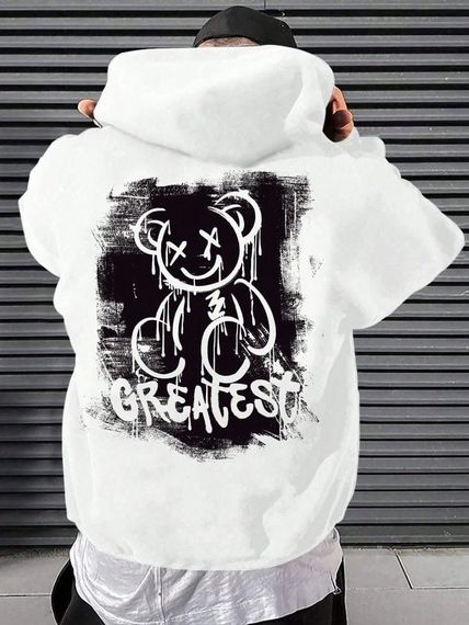 Худі з ДТФ на Флісі (оверсайз)