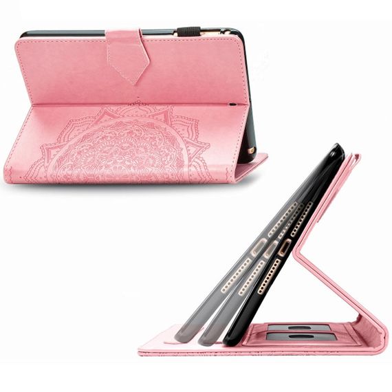Кожаный чехол Art Case с визитницей для Samsung Galaxy Tab S7+ Розовый | Зображення 4