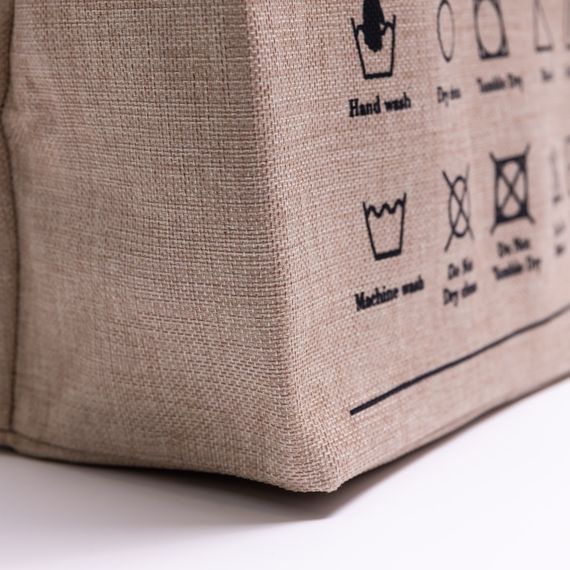 Кошик для білизни 31×26×44 (см) м'який 28 (л) Бежевий HP-41-2BE | Зображення 1