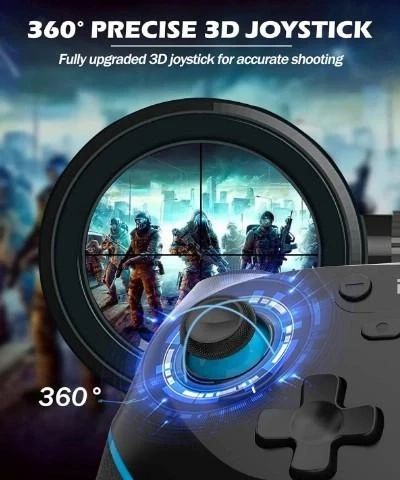 Джойстик, Геймпад для Nintendo Switch BOLEi Verbesserte Wireless Controller | Зображення 4