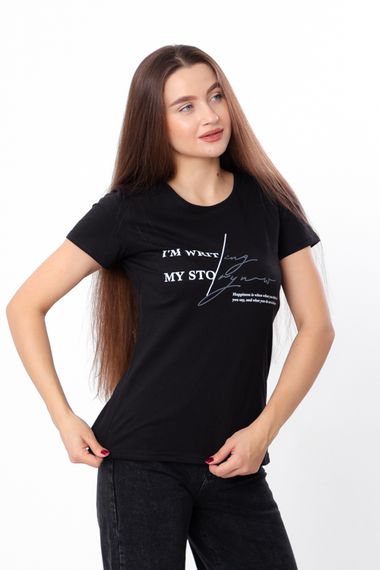 Футболка жіноча Носи своє 54 Чорний (p-11306-186768)