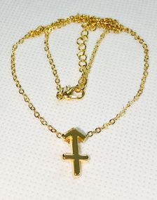 Кольє Primo з підвіскою знак зодіаку Стрілець (Стрілець) - Gold
