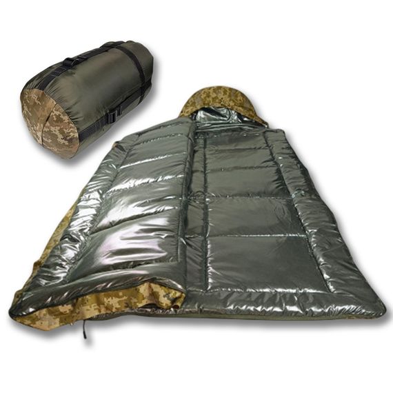 Спальний мішок Kiborg Arctic Omni-Heat піксель -25С 85*210