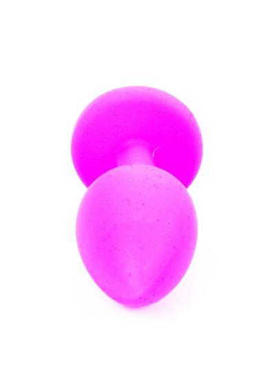Анальна пробка - Jewellery Silicone Pink Plug S Light Blue | Зображення 6