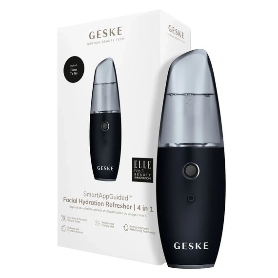 Зволожувач для шкіри обличчя GESKE Facial Hydration Refresher 4 in 1 gray, Чорний