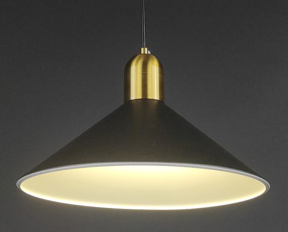 Люстра підвісна на 1 лампочку 27716 Латунь 25-150х35х35 см. | Зображення 4