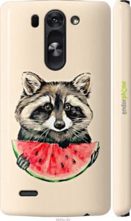 Чохол на LG G3s D724 Єнотик з кавуном "4605m-93-2448"