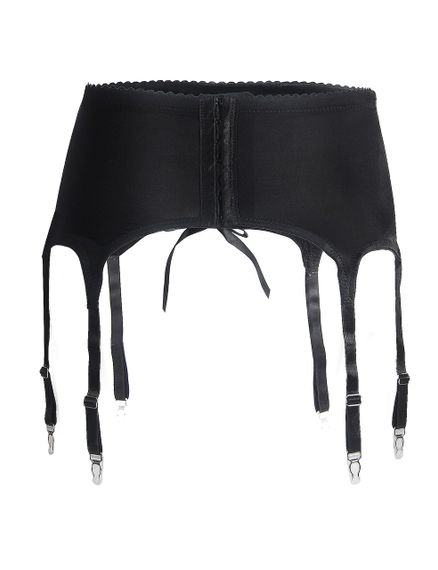 Мужской комплект Star Night пояс кружевной с подвязками и чулки-сетка, черный, S sexstyle | Зображення 15