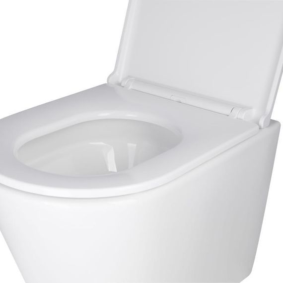 Готове рішення Qtap для ванної кімнати: підвісний унітаз Scorpio Ultra Quiet + комплект інсталяції Nest 4 в 1 (кругла клавіша | Зображення 5