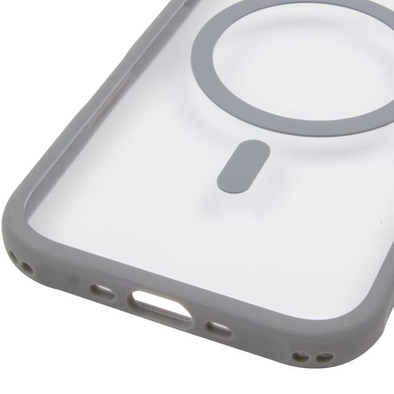 Чохол TPU+PC GETMAN Moon Clear with Magnetic Fit для Apple iPhone 17 Air (6.5") Grey | Зображення 4
