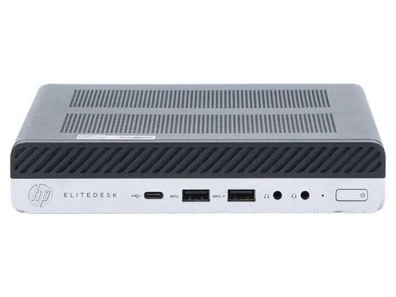Неттоп HP EliteDesk 800 G3 DM USFF / Intel Core i5-7500T (4 ядра по 2.7 - 3.3 GHz) / 8 GB DDR4 / 256 GB SSD / Intel HD Graphics 630 / Wi-Fi б/у | Зображення 1
