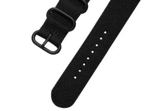 Нейлоновый ремешок Primo Traveller для фитнес браслета Huawei Watch Fit 2 - Black | Зображення 1