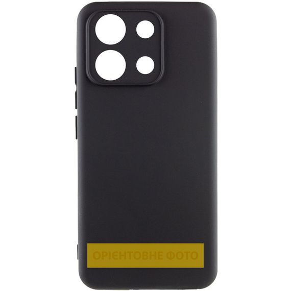 Чохол TPU GETMAN Liquid Silk Full Camera для Xiaomi Redmi A1+ / Poco C50 / A2+ Чорний / Black