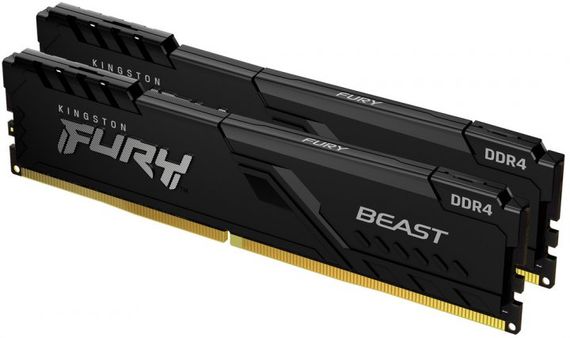 Пам&#039;ять ПК Kingston DDR4 32GB KIT (16GBx2) 3600 FURY Beast KF436C18BBK2/32 | Зображення 5