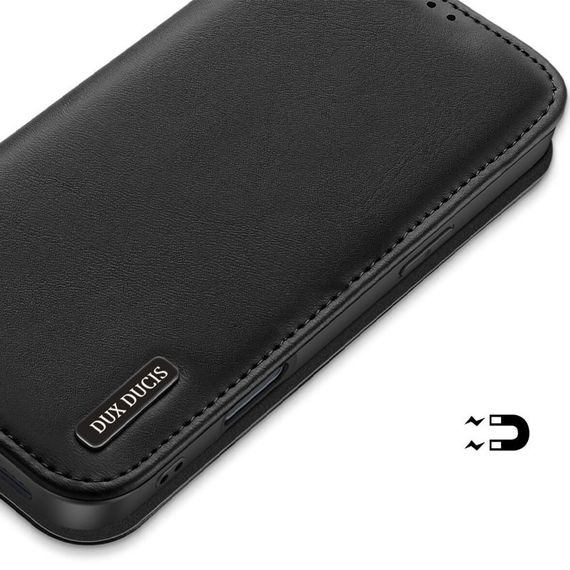 Чехол-книжка Dux Ducis Hivo для Apple iPhone 16 (6.1") Black | Зображення 4