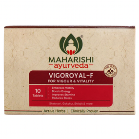 Вигороял Ф женский, 10 таб, для женского здоровья, Vigoroyal F Maharishi Ayurveda