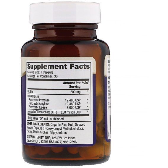 Пищеварительные ферменты Dr. Mercola Gallbladder Enzymes 30 Caps | Зображення 1