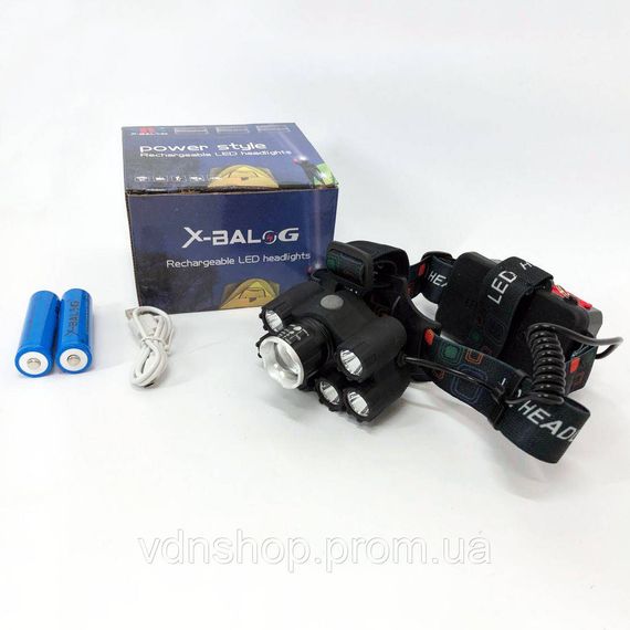 Потужний ліхтарик світлодіодний на голову Bailong, Яскравий світлодіодний потужний ліхтар QT-98 | Зображення 3