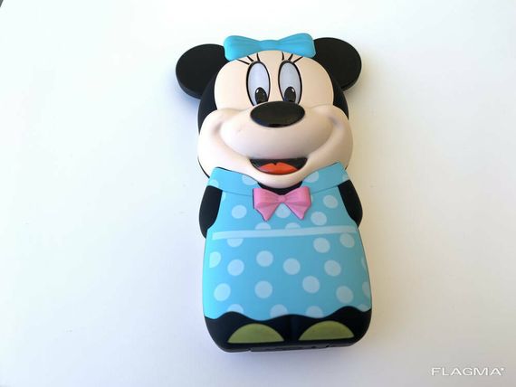 Мини Мобильный Телефон Mickey Mouse (Микки Маус) BLUE (Power Bank встроенный)