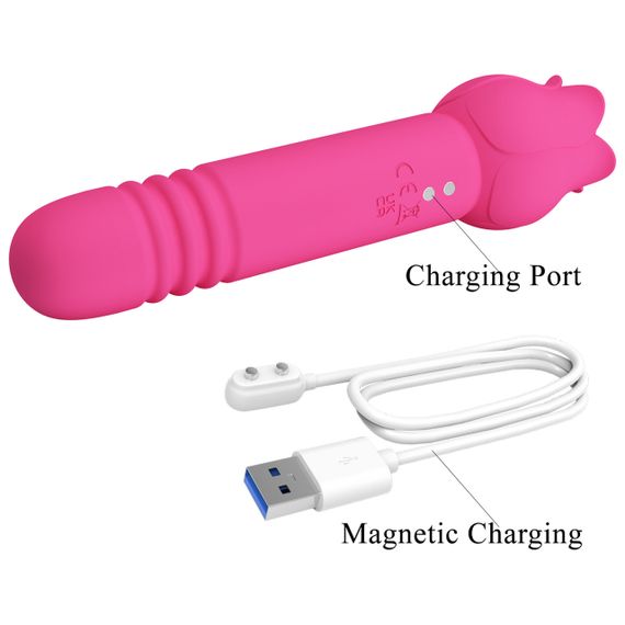 Вібростимулятор Pretty Love Chaley Dual-End Vibrator Sex Aura | Зображення 3