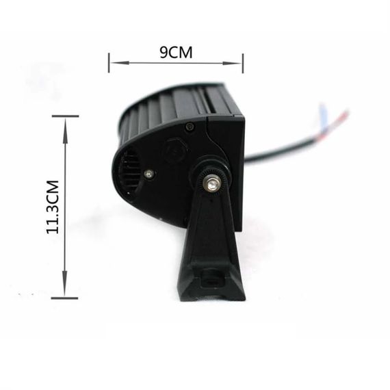 Світлодіодна балка (люстра) AllLight HP-96W ближнє+дальнє WHITE 12/24V | Зображення 2