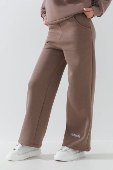 Костюм світшот+штани для дівчинки Benini 241180 128 см Кавовий shop (2000990795113) | Зображення 4