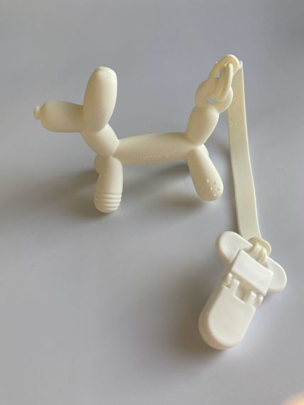 Силіконовий прорізувач HEORSHE Puppy White | Зображення 4