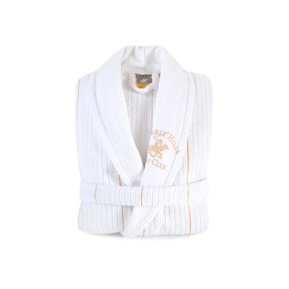 Халат Beverly Hills Polo Club 9479 Туреччина XS/S  Махра Бежевий
