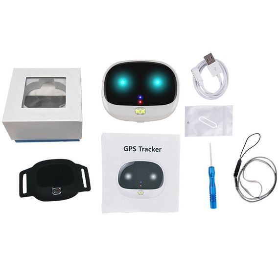 Трекер GPS для животных V43 Pet Tracker SIM (4GLTE+3GWCDMA+2GGSM) 500mAh White | Зображення 4