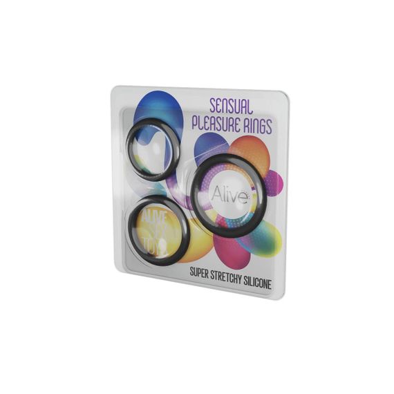Набір рекційних кілець Alive Sensual Pleasure Rings sexstyle | Зображення 3