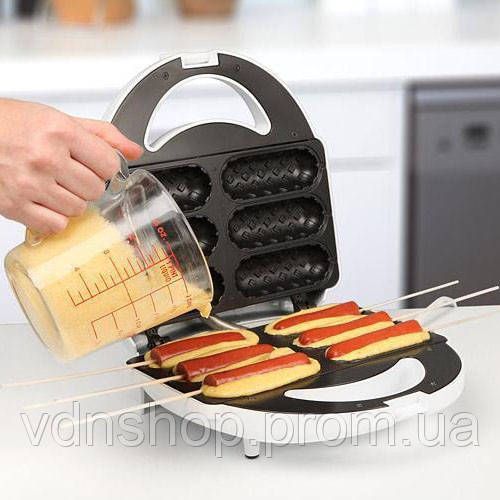 Вафельниця для пишних вафель Domotec, Вафлі домашні у вафельниці електричній, Міні вафельниця AD-17 | Зображення 6