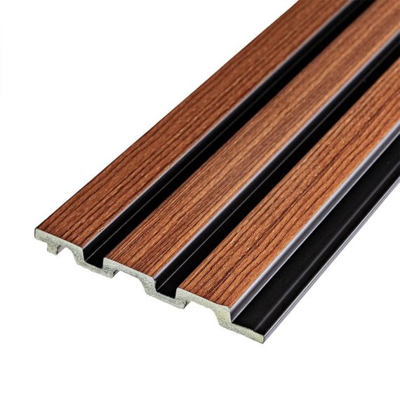 Рейка декоративна PS 2900х120х12мм Каштановий SW-00001743