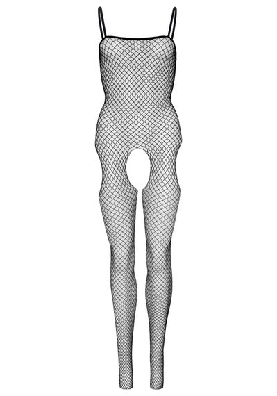 Бодістокінг Leg Avenue Suspender Bodystocking One size Black, велика сітка, доступ | Зображення 4