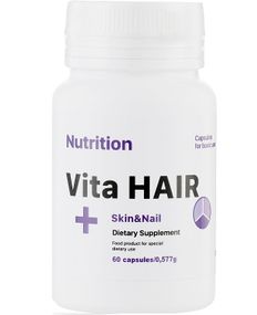 Комплекс для кожи, волос, ногтей EntherMeal Vita HAIR + Skin and Nail 60 Caps