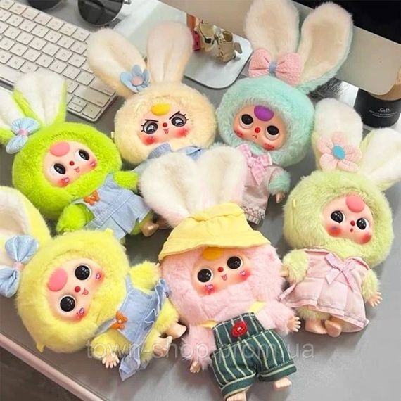 Коллекционная мягкая игрушка с кольцом POP TOP серии Baby Three - Макарончики | Зображення 2