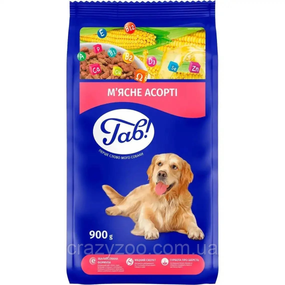 Сухий корм для собак Гав м'ясне асорті 900 г B1170101