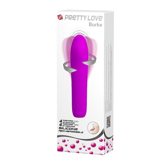 Вибратор PRETTY LOVE BURKE, 4 vibration functions 4 rotation functions Memory function Sex Aura