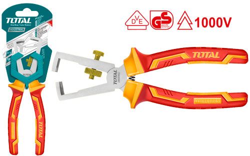 Кусачки для зачистки дротів TOTAL THTIP2661 160мм, 1000В