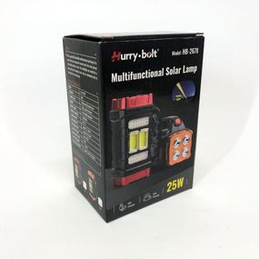 Фонарик аккумуляторный кемпинговый HB-2678 25W+2COB / Кемпинговый светильник / Фонарь NR-816 для кемпинга