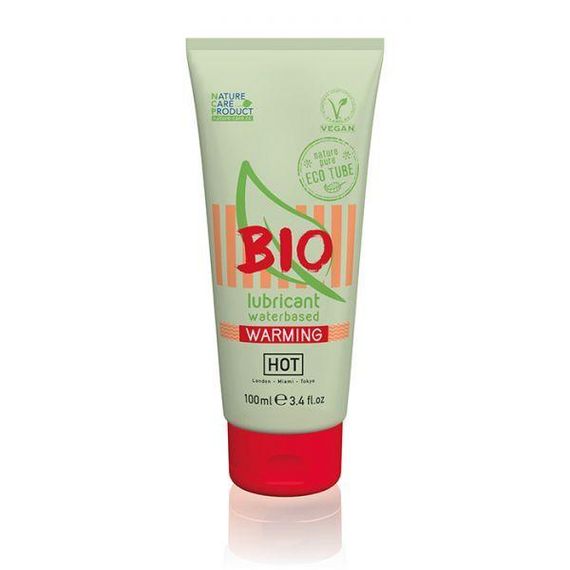 Зігріваючий лубрикант на водній основі Hot Bio lubricant Warming, 100 мл Sex Aura