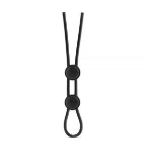 T331085 регульоване ерекційне кільце STAY HARD DOUBLE LOOP BLACK Sex Aura